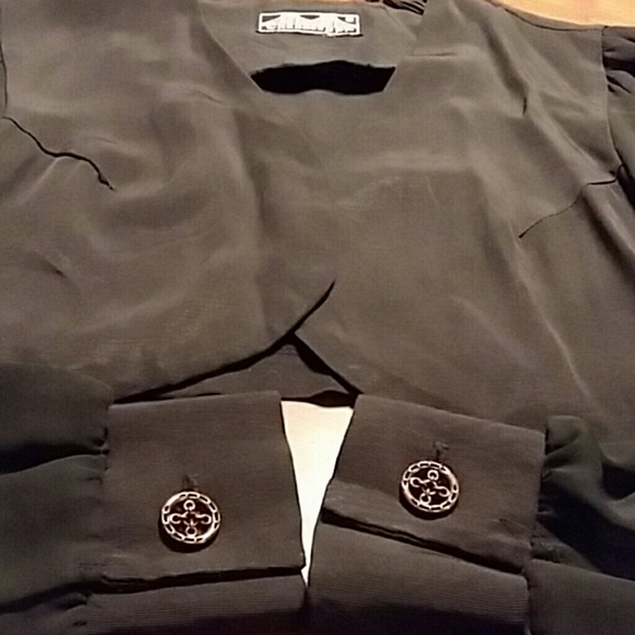 🔔BIG SALE! Chauncey St CROP BOLERO w/Sheer L/S - Picture 2 of 8